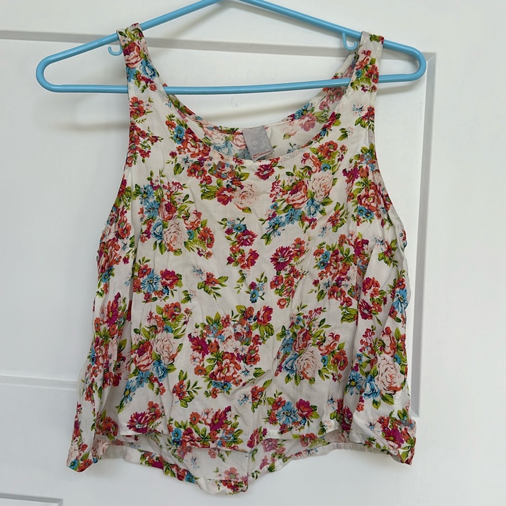 Floral tank top